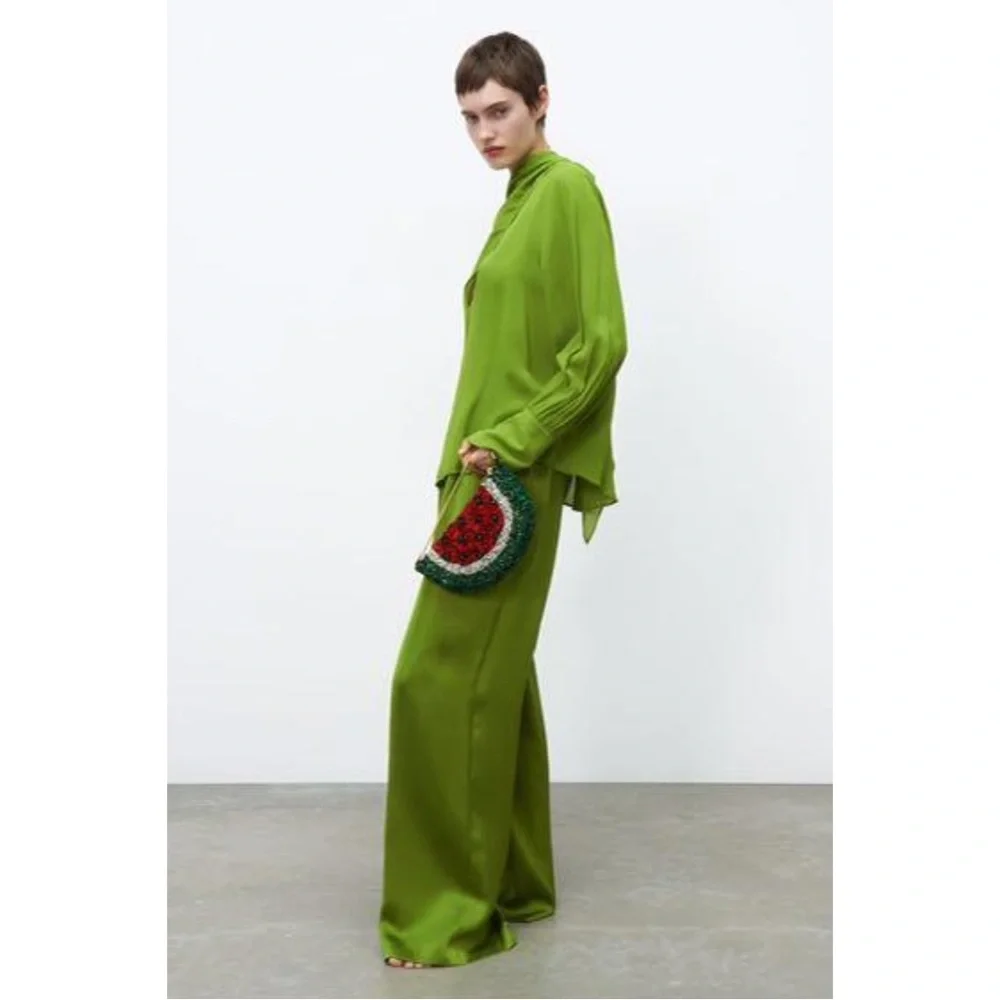 ZARA ~Watermelon Crossbody Bag (NWOT) - Picture 1 of 13